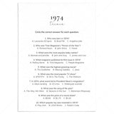 1974 Quiz and Answers Printable by LittleSizzle