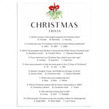 Printable Christmas Trivia Questions and Answers by LittleSizzle