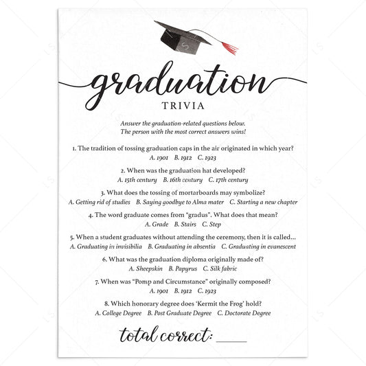 Graduation Trivia Questions and Answers by LittleSizzle