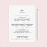 1994 Quiz and Answers Printable by LittleSizzle