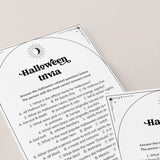 Printable Halloween Trivia Questions and Answers Celestial Theme