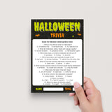 Halloween Quiz Printable with Answers