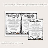 Printable Halloween Trivia for Adults | Answers Included
