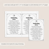 Printable Halloween Trivia Questions and Answers Celestial Theme