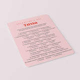 Pink and Red Valentines Trivia Game with Answers