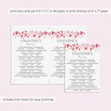 Valentine Trivia Questions and Answers Digital Download