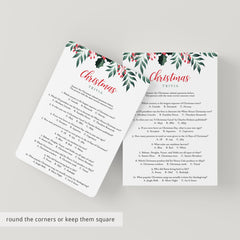 Printable Multiple Choice Christmas Quiz with Answer Key