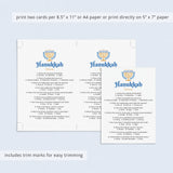 Chanukah Trivia Questions and Answers Printable