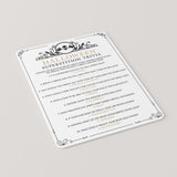 Popular Halloween Party Games Bundle Printable Black & Gold Skull