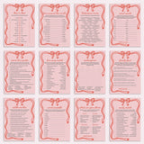 Wavy Border Valentines Day Games Printable by LittleSizzle