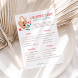 Valentine's Day Game What's On Your Phone Printable