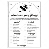 Let's Go Witches Party Game Printable What's On Your Phone by LittleSizzle