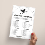 Witch Bachelorette Party Games Bundle Instant Download