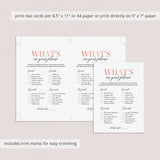 Fun Birthday Party Game What's On Your Phone Printable