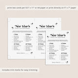 New Year's Eve What's On Your Phone Game Printable