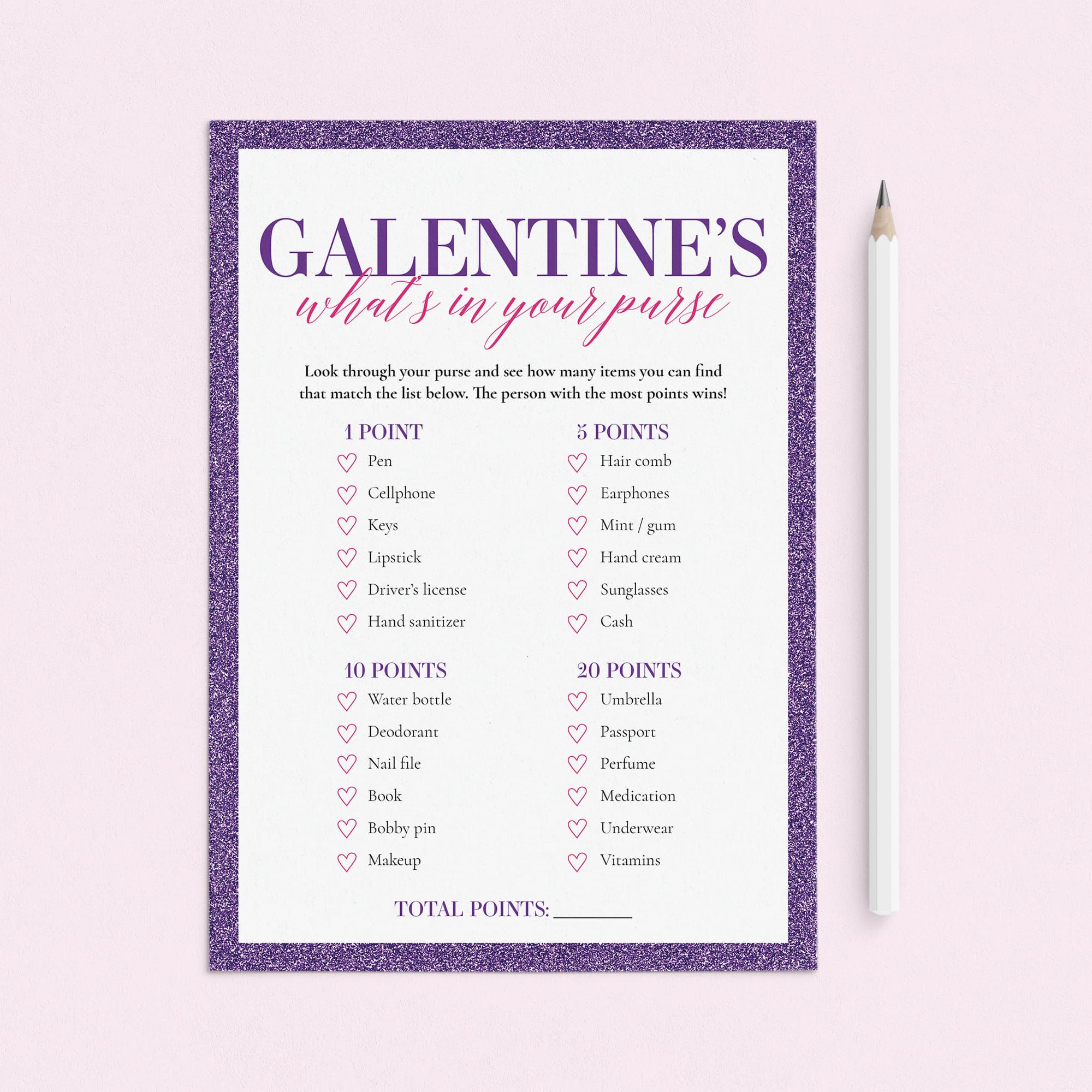 Galentines Day Whats In Your Purse Game Download by LittleSizzle