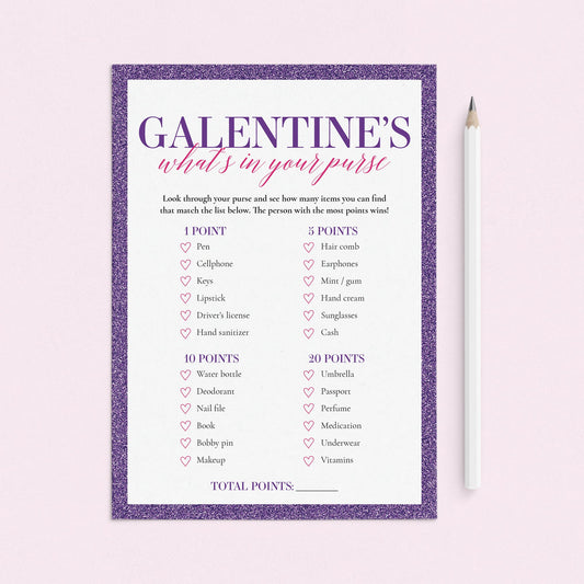 Galentines Day Whats In Your Purse Game Download by LittleSizzle