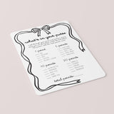 Coquette Girls Night Game What's In Your Purse