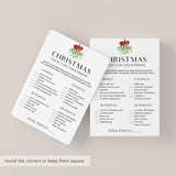 Simple Christmas Party Games Printable