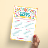 Printable Whats On Your Phone Cinco de Mayo Game