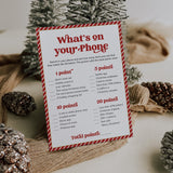 Christmas Cell Phone Game Printable