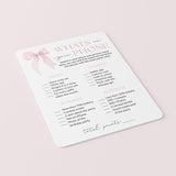 Teen Whats On Your Phone Birthday Party Game Printable