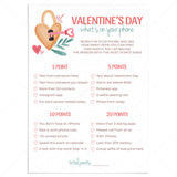 Valentine's Day Game What's On Your Phone Printable by LittleSizzle