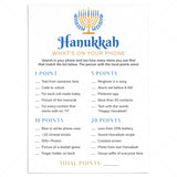 Printable Hanukkah Activity Whats On Your Phone by LittleSizzle