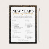 Whats In Your Phone New Years Game Printable by LittleSizzle