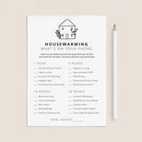 Housewarming What's In Your Phone Game Printable by Littleizzle