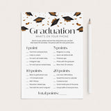 What's On Your Phone Graduation Game Printable by LittleSizzle