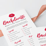 What's On Your Phone Bachelorette Game Printable