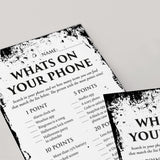 Eerie Grunge Halloween Party Games Bundle | 12 Printable Games