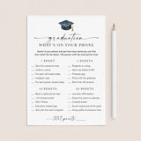 Graduation Phone Game Printable What's On Your Phone by LittleSizzle