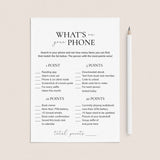 Book Club Game What's On Your Phone Printable by LittleSizzle