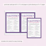 Galentine's Day What's On Your Phone Game Printable