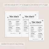 New Year's Eve What's On Your Phone Game Printable