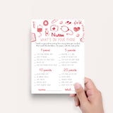 Nurse What's On Your Phone Game Printable