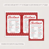 Christmas What's In Your Phone Game Printable