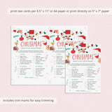 Christmas Party Phone Scavenger Hunt Printable