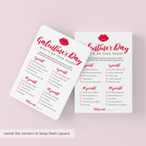 Printable Galentine's Day Party Game What's On Your Phone