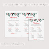 Christmas What's On Your Phone Game Printable