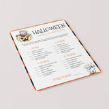 Halloween What's On Your Phone Game Printable