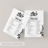 Til Death Do Us Party Bridal Shower Game What's On Your Phone Printable