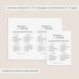 Book Club Game What's On Your Phone Printable