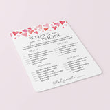 Printable What's On Your Phone Game for Valentine's Day