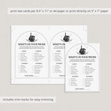 Bride or Die Bachelorette Party Game Whats In Your Phone Printable