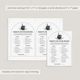 Bride or Die Bridal Shower Game Whats In Your Phone Instant Download