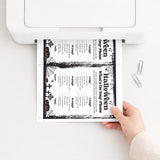 Printable Halloween Whats On Your Pone Activity for Adults
