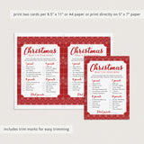 Christmas What's In Your Phone Game Printable